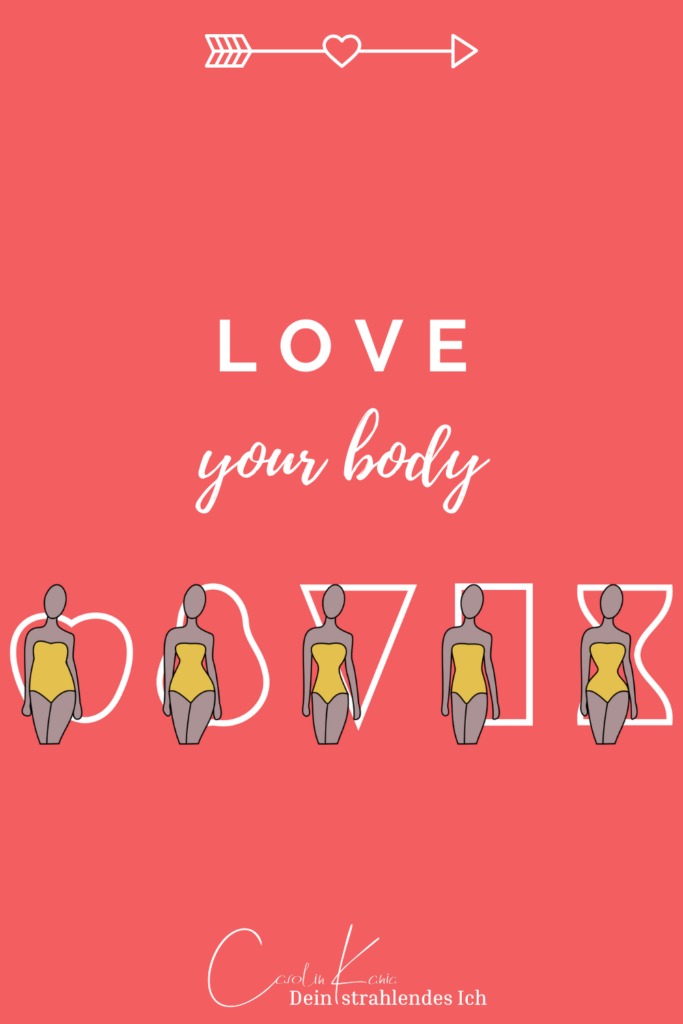 Love your body | apfel birne v kasten sanduhr | Körperformen | authentisch sein | Carolin Kania