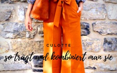 Culotte – so trägt und kombiniert man sie