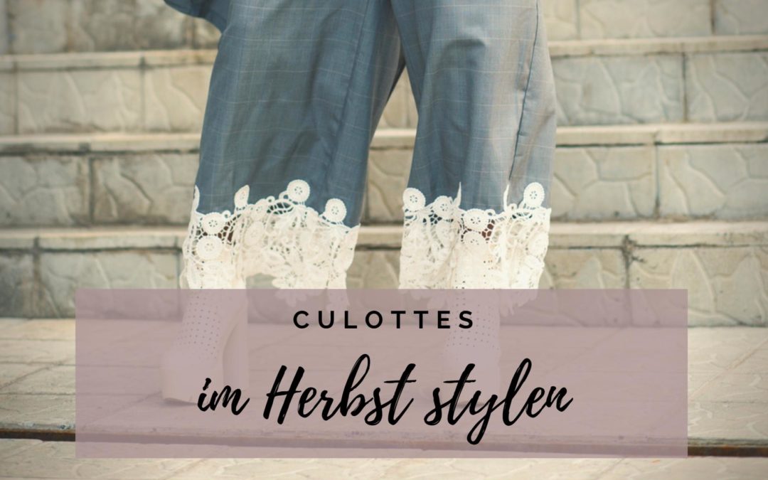 Culottes im Herbst stylen