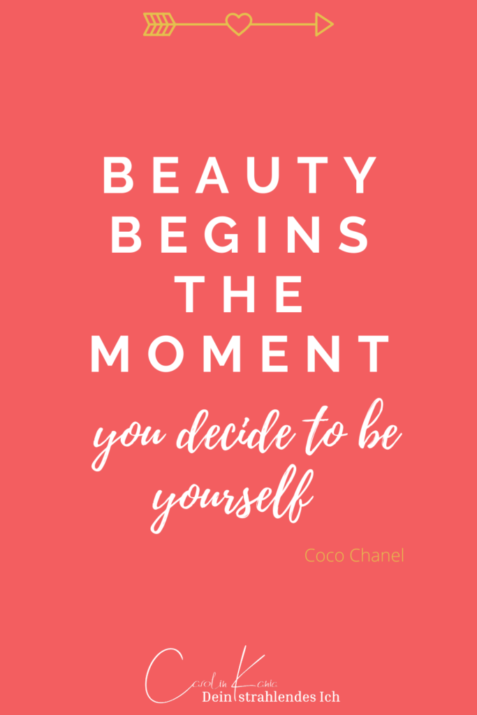Beauty-Zitat Coco Chanel